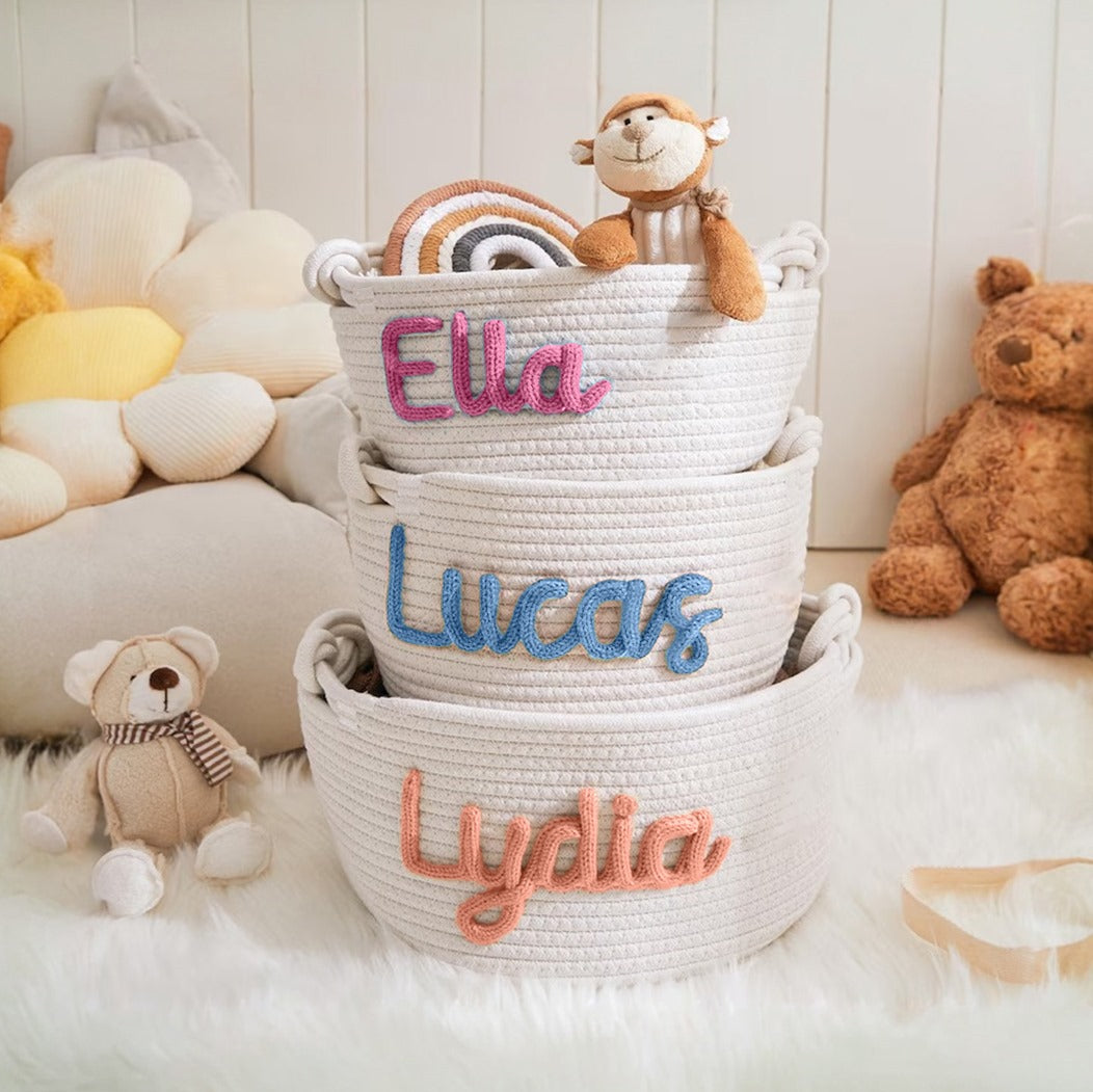 Baby Name Basket Gift from Grandparents