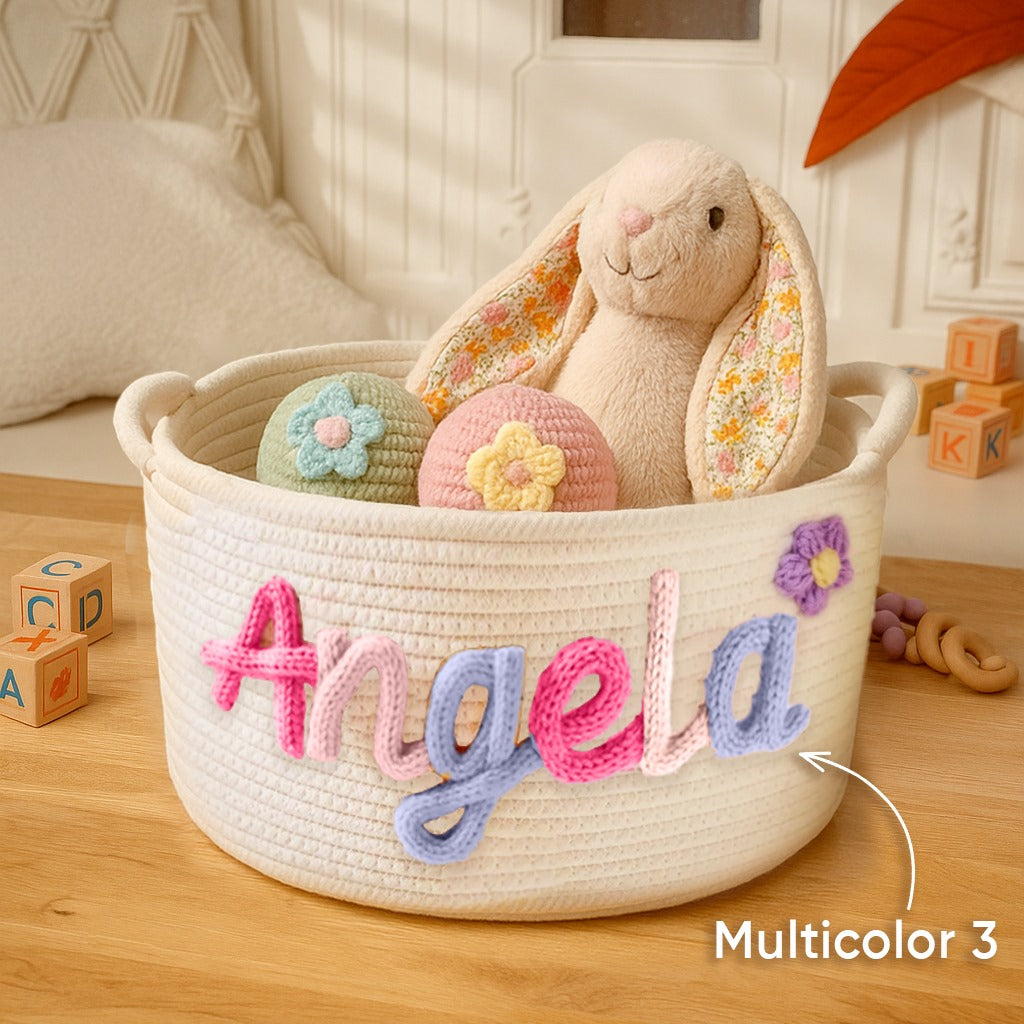 Baby Name Basket Gift from Grandparents