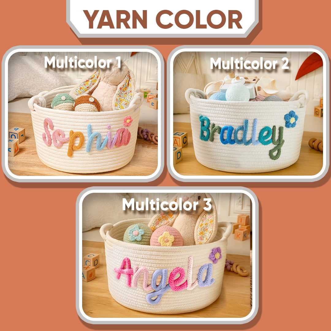 Baby Name Basket Gift from Grandparents