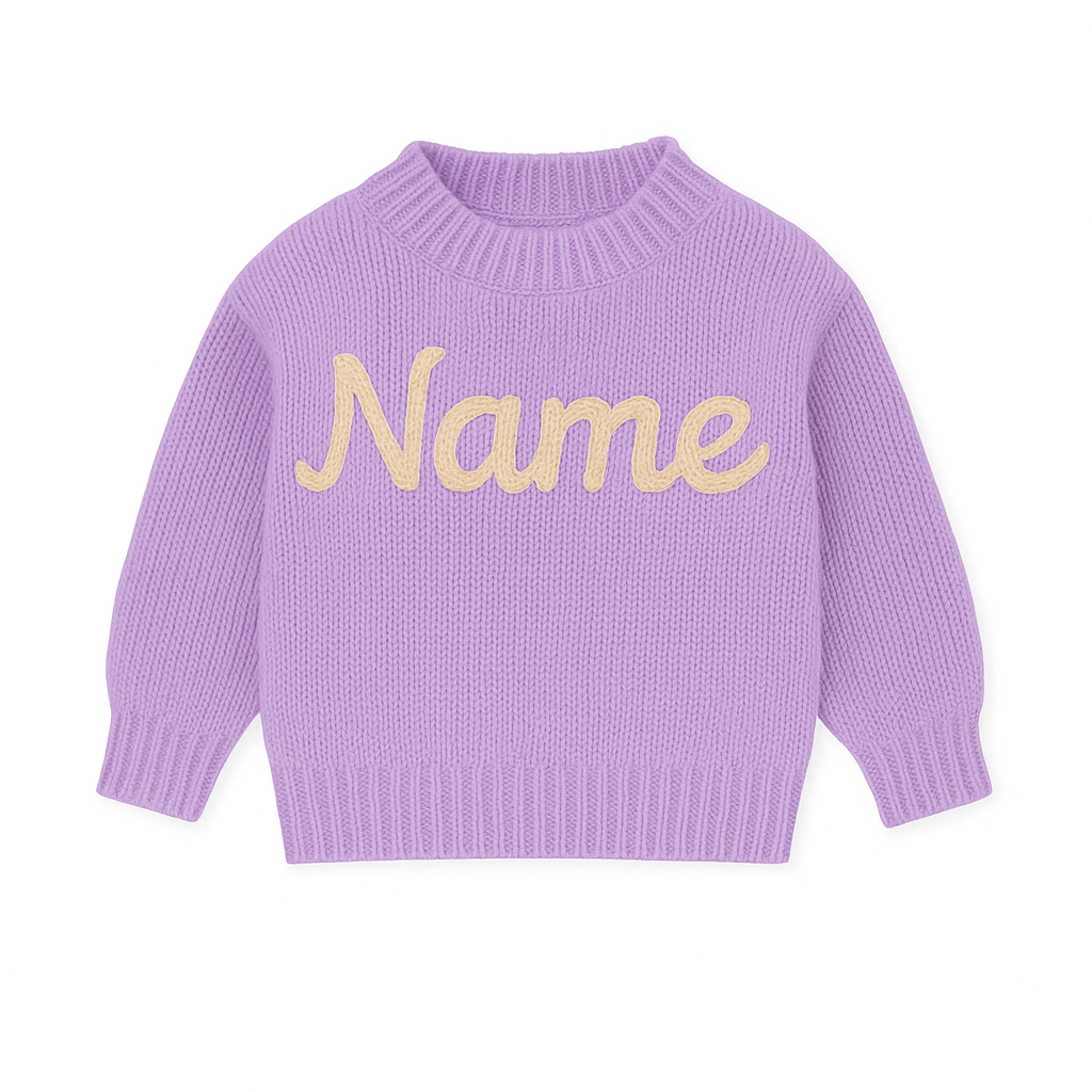 Baby Name Sweater