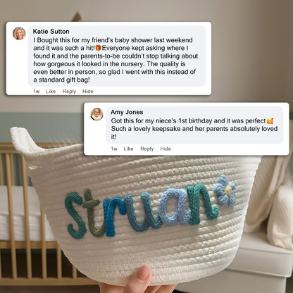 Baby Name Basket Gift