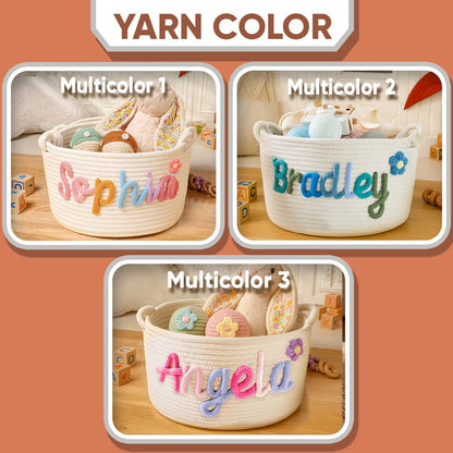 Basket with Baby’s Name