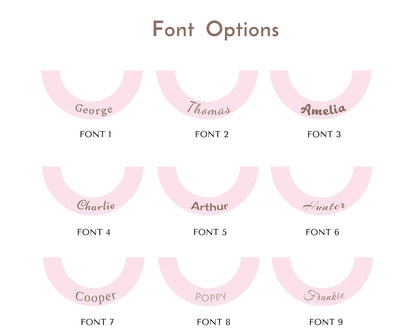 Animal Rattle with Custom Babies Name